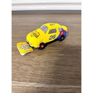 Vintage 1999 Nascar General Mills #26 Cheerios Betty Crocker Race Car Plush